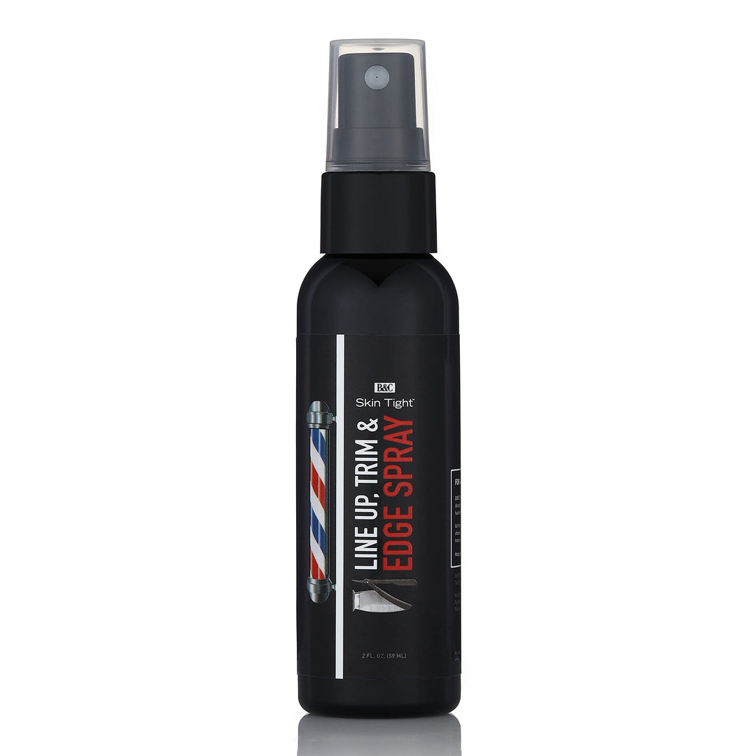 B&C Skin Tight Line Up Spray - Empowers Designs, Lines, Shape Ups, Edges - Also Great For Eyebrows, Beards, Mustaches (2 Oz)