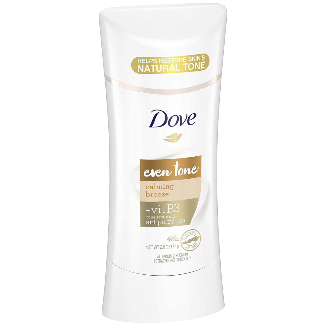 Dove Even Tone Antiperspirant Deodorant Stick Apple Blossom & Mango Butter For Uneven Skin Tone 2.6 oz