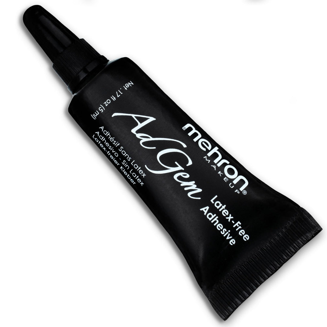 Mehron Makeup Adgem Adhesive | Rhinestone Glue | Latex-Free Eyelash Glue | Body Glue | Body Adhesive .17 Fl Oz (5 Ml)