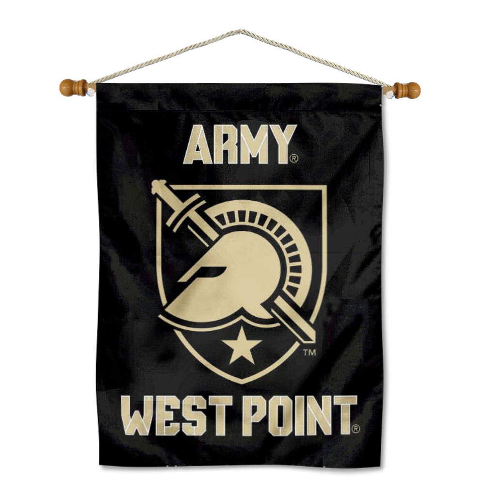 College Flags & Banners Co. Army West Point House Banner and Wood Banner Pole Set
