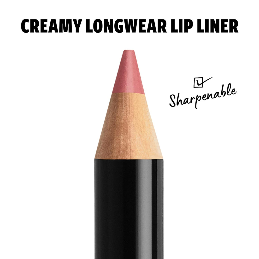 NYX Slim Lip Pencil | Long-Lasting Creamy Lip Liner | Hot Red - 2 Pack