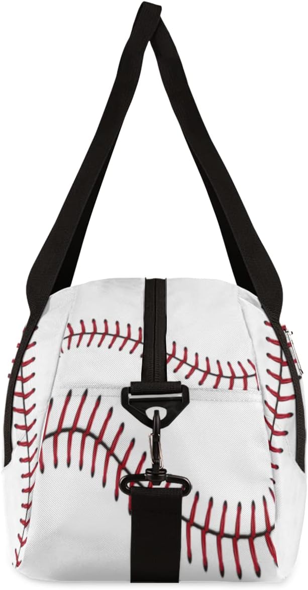 Baseball Kids Overnight Duffle Bags Boys Girls Teen Sports Gym Bag for Weekender Travel Gymnastics Dance Ballet