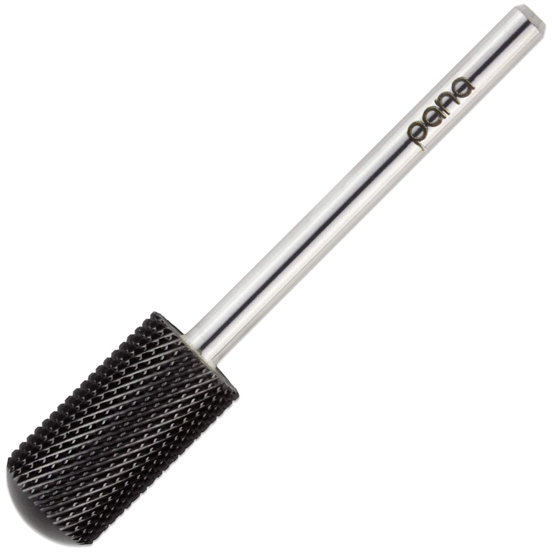 Usa Pana 3/32'' Smooth Round Top Carbide Small & Large Variation - Grit Size: (5Xc To Extra Fine) (Fine, Large Barrel - Dlc Blac