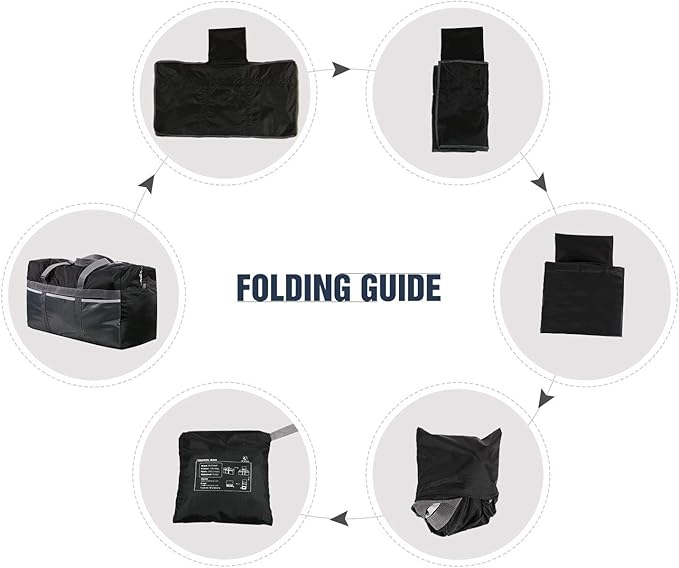 REDCAMP Foldable Travel Bag, Large Sports Bag, 75L/96L/100L, Lightweight Waterproof Tote Bag