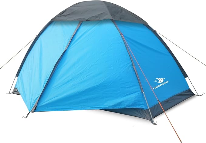 2-3 Person Backpacking Tent, 3-4 Season Lightweight Waterproof Tents with Two Doors for Outdoor Camping, Hiking, Family Beach Hunting Travel