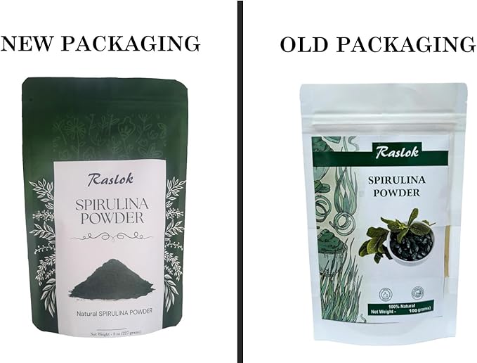 Pure Spirulina Powder | Immune Support and Antioxidants | No Filler & Non-GMO, Rich in Vegan Protein (8 Oz)