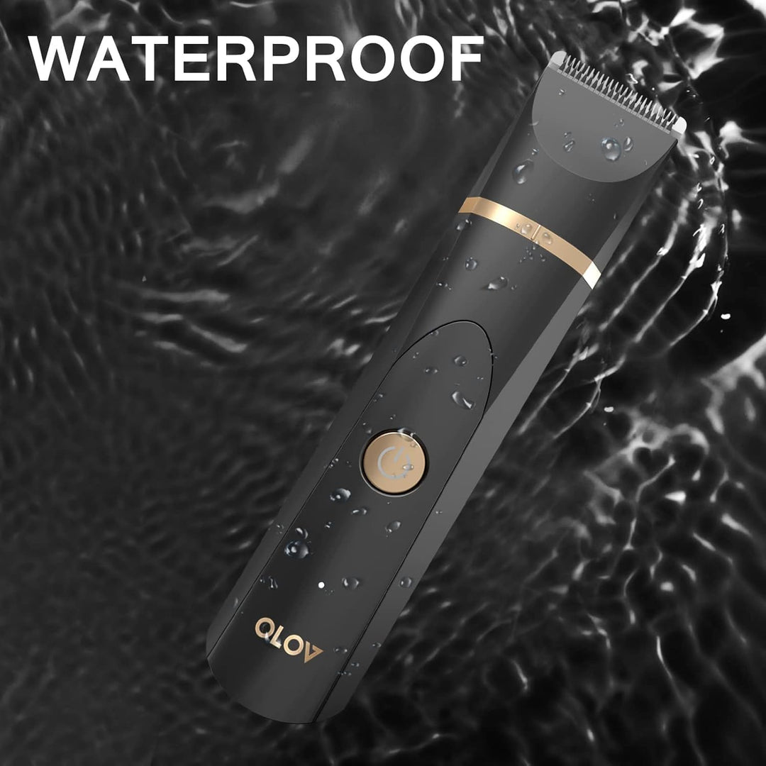 Electric Body Hair Trimmer | Waterproof Groomer for Men & Women | USB Rechargeable