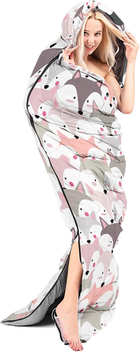 AILONEN Boys Sports Camping Sleeping Bags,Lightweight & Waterproof,3 Season Warm & Cool Weather,Black Player Basketball Sleeping Bags for Kids Adults,Travelling,Outdoors