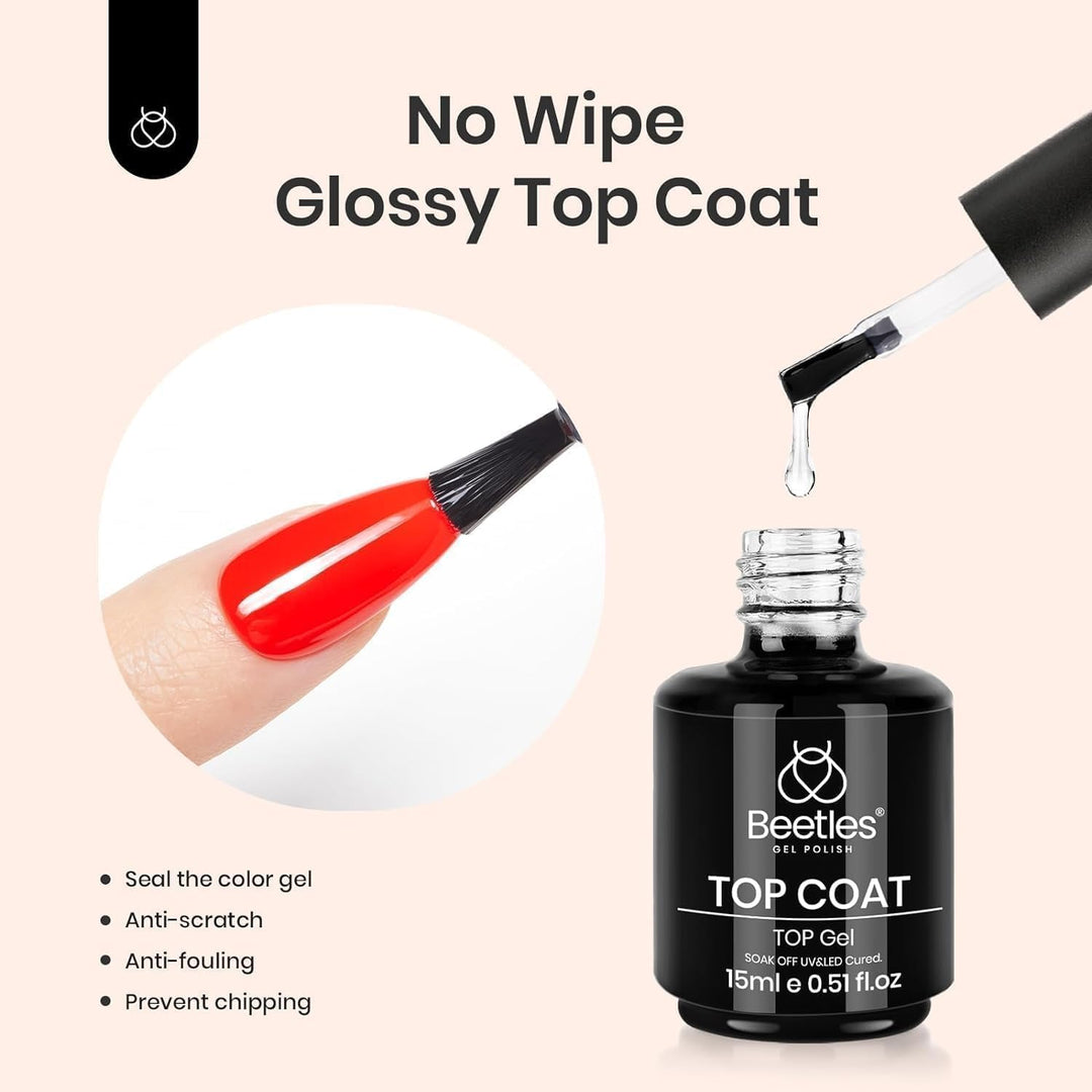 Beetles Gel Nail Polish Set | 3PCS 15ML | Long-Lasting Shine & Marble Effect