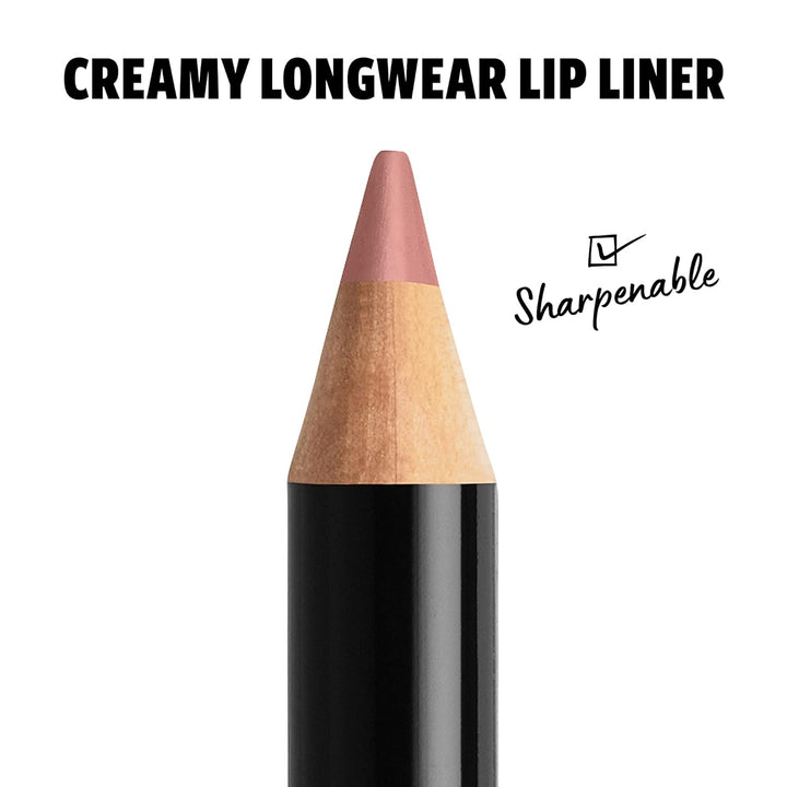 NYX Slim Lip Pencil | Long-Lasting Creamy Lip Liner | Hot Red - 2 Pack