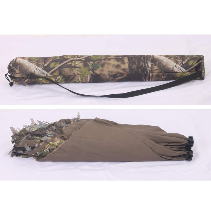 AUSCAMOTEK Turkey Hunting Pop up Ground Blind Portable Quick Setup Lightweight Deer Blind Camouflage Tent Green