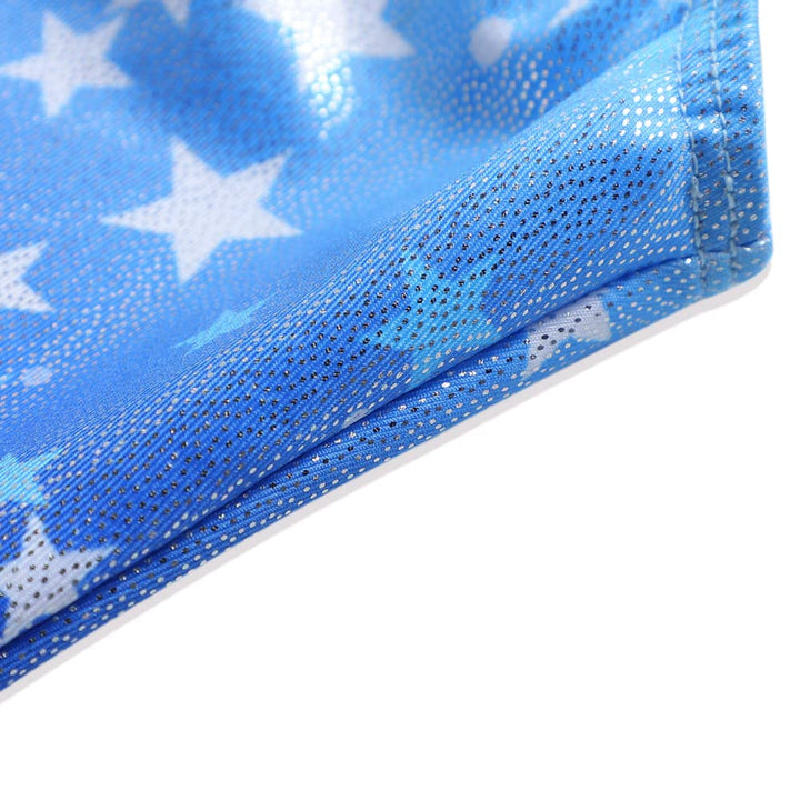 DAXIANG Gymnastics Leotards for Girls Gymnastics Outfit Dance Unitard Blue Stars 3-4Y