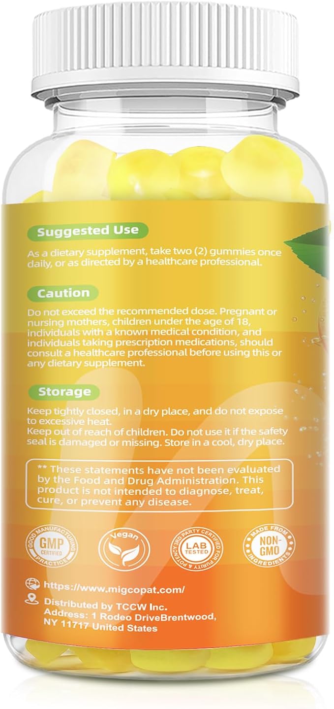 Multivitamin Gummies for Women w/Omega-3, Inositol, Folate, Biotin, Women Multivitamin Gummy w/Vitamins A, C, D3, E, B12 for Heart, Brain, Energy, Immune, Sugar Free, Orange Flavor, 60 Ct