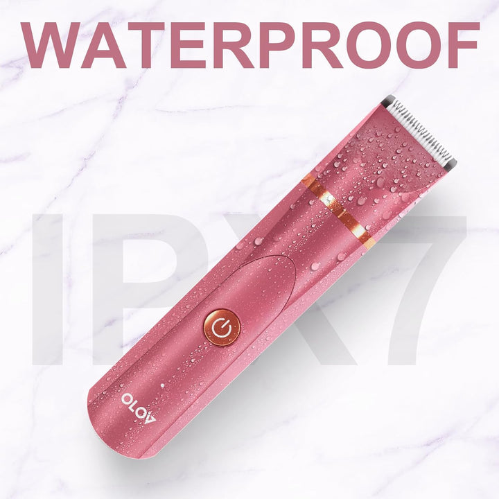 Electric Body Hair Trimmer | Waterproof Groomer for Men & Women | USB Rechargeable