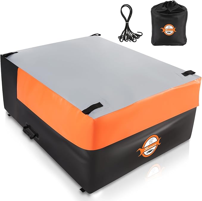 Sailnovo Truck Bed Cargo Bag, 26 Cubic ft 100% Waterproof Cargo Bag for Truck Bed, Heavy Duty PVC Truck Cargo Bag Fits Any Truck Size with 4 Stretch Cord, Packing Bag (50''x40''x22'')