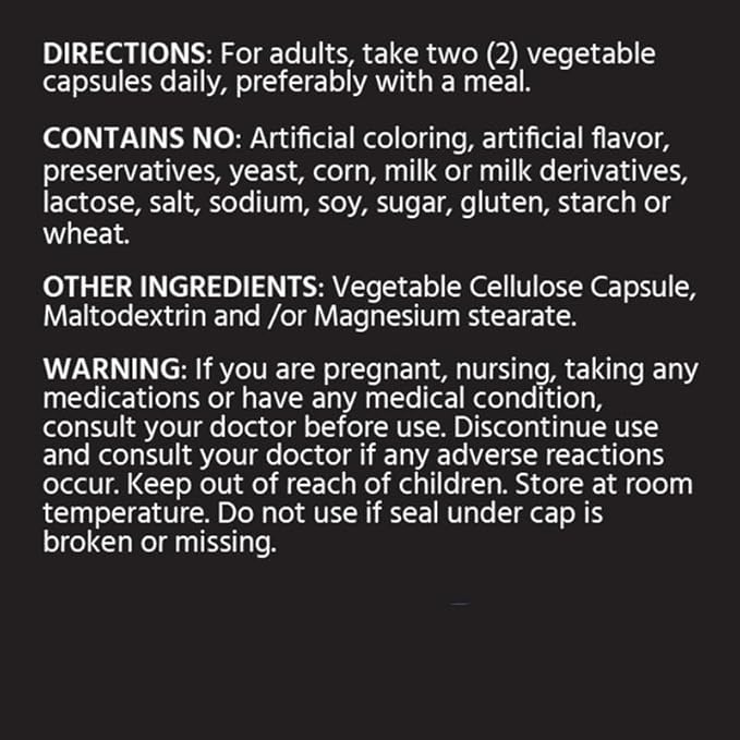 Mushrooms Complex 120 Vegetable Capsules. 6 Essential Mushrooms: Organic Reishi, Lion's Mane, Cordyceps, Turkey Tail, Maitake, Chaga. Healthy Immune Support. Non-GMO.