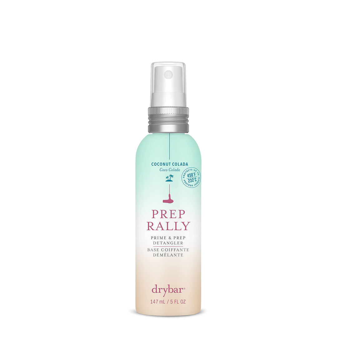 Drybar Prep Rally Prime & Prep Detangler Coconut Colada Scent - Full Size | Nourishes Hair, Detangles With Ease, Leaves Hair Sof