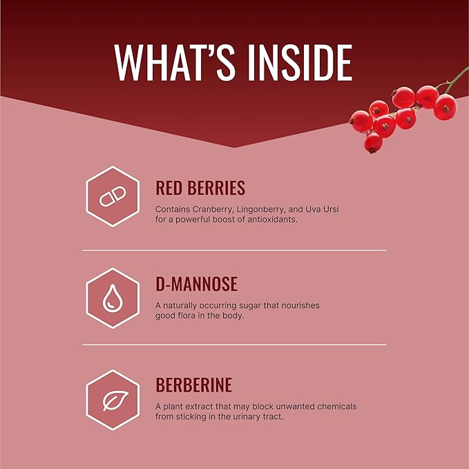 Approve Science® Uritrac™ - UTI Support - Cranberry, D-Mannose, Lingonberry - Vegan Friendly - 1 Bottle Supply