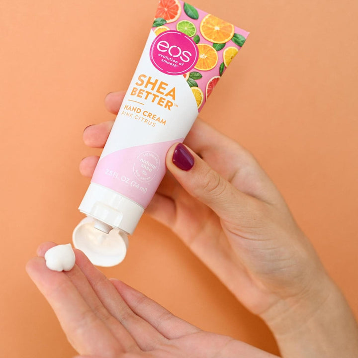 EOS Shea Better Hand Cream – Coconut Lotion for Instant Hydration | 2.5 oz (Pack of 2)
