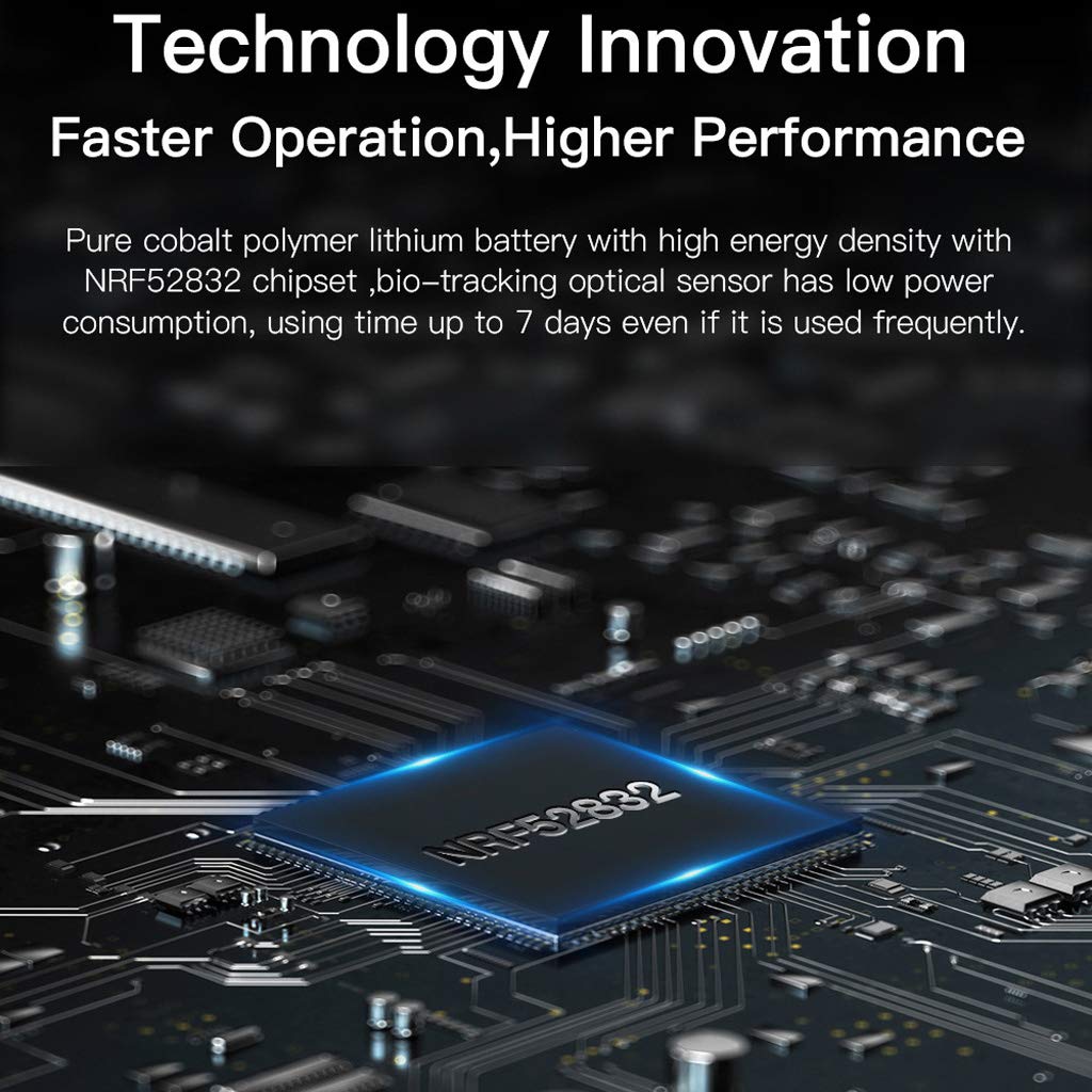 1.3 Inch Screen Smart Fitness Watch Waterproof Activity Tracker Heart Rate Monitor, Call SMS Reminder Calorie Pedometer Bracelet, For Kids Men Women IOS Adroid