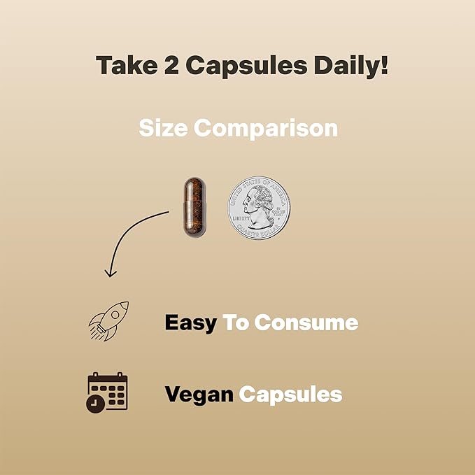 Organic Himalayan Shilajit Resin Extract - 1000mg Max Potency, Lab Tested Pure Shilajit for Men & Women, 85+ Trace Minerals Fulvic Acid, Immune Support, Energy, Cognition, 2 Month Supply, 120 Capsules