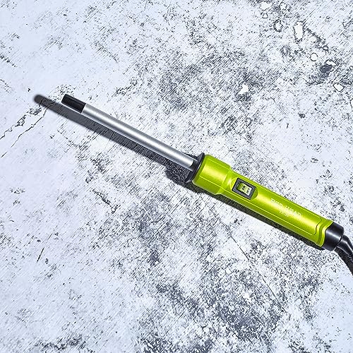 Bed Head Curlipops .5” Tourmaline Ceramic Skinny Pop™ Styling Iron | Clamp-Free Curling Wand | for Tight, Bouncy Curls (1/2 Inch)