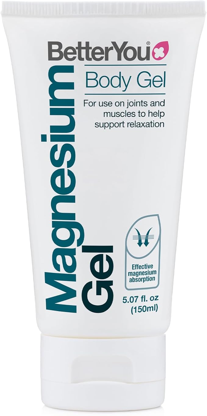 BetterYou Magnesium Gel - Relaxing Muscle Rub - Topical Magnesium for Effective Absorption - Tense Joint Support and Sore Muscle Relief - 5.07 oz