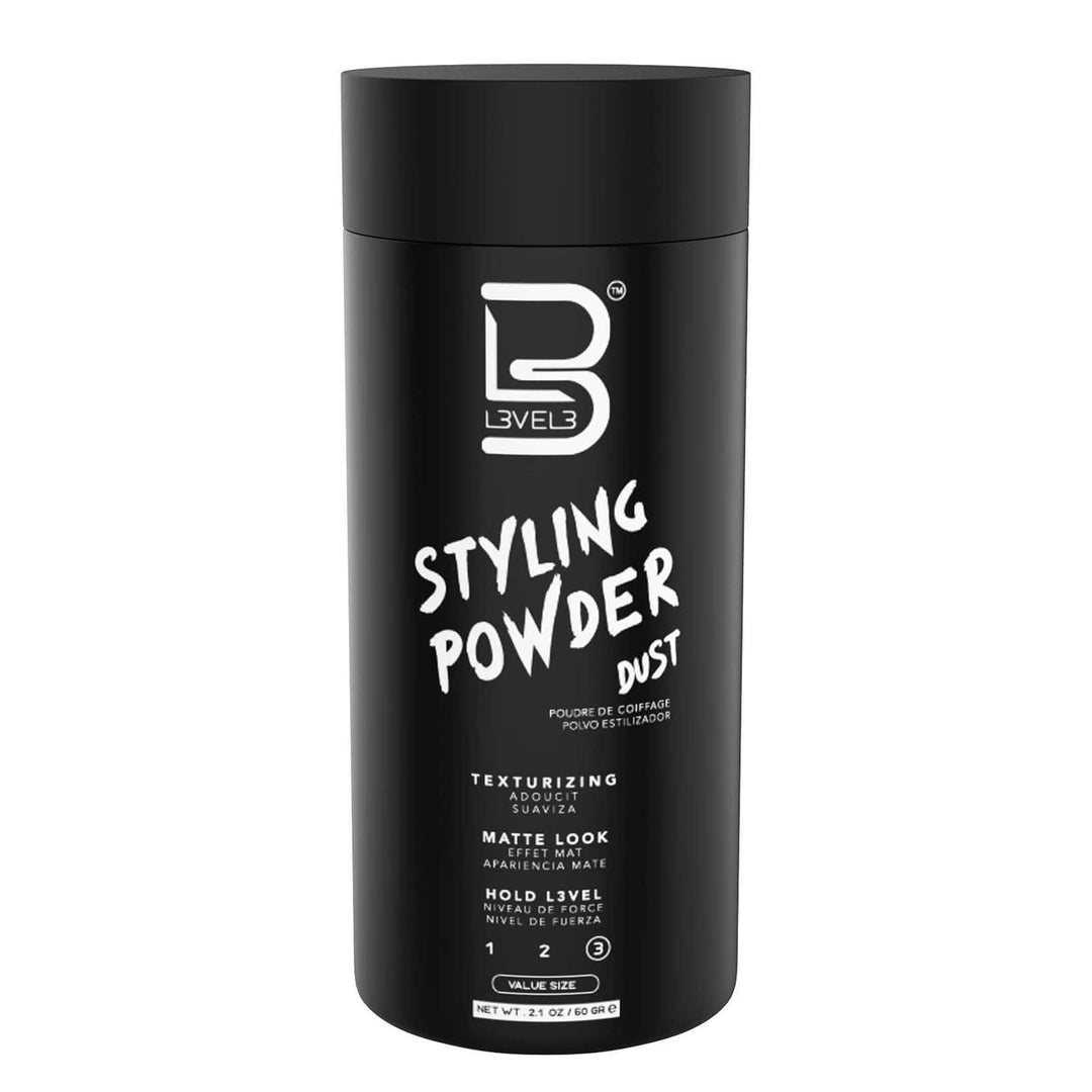 Level 3 Men's Styling Powder – Natural Look | Easy Application, No Grease