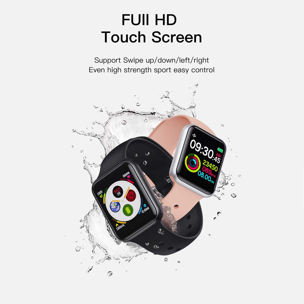 1.3 Inch Screen Smart Fitness Watch Waterproof Activity Tracker Heart Rate Monitor, Call SMS Reminder Calorie Pedometer Bracelet, For Kids Men Women IOS Adroid