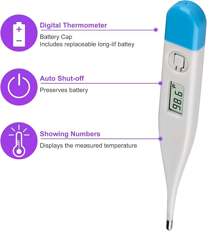 300PCS Home First Aid Kit for Hiking Car Home Emergency Kit First Aid Multiple Purpose Case Outdoor Backpacking Gear for Disaster Preparedness Purple