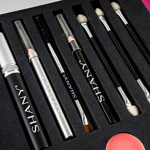 SHANY Original Beauty Book Makeup Set All in one Travel Make up Kit - 35 Colors Eyeshadow, Eye brow, blushes, powder palette, Lip Colors, Eyeliner pens & Cosmetics Mirror - Gift Set
