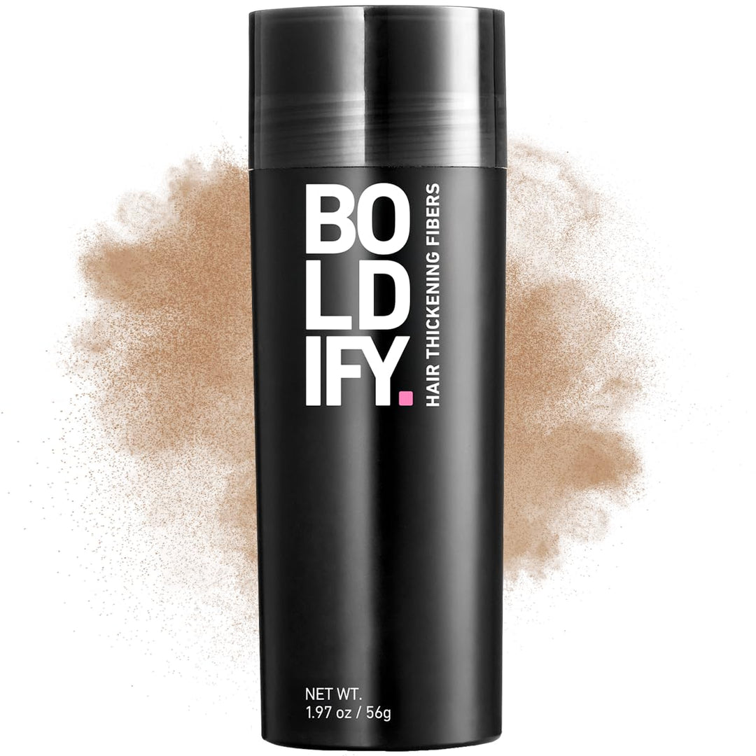 BOLDIFY Hair Fibers 28g | Thinning Hair Solution | Ash Brown for Men & Women
