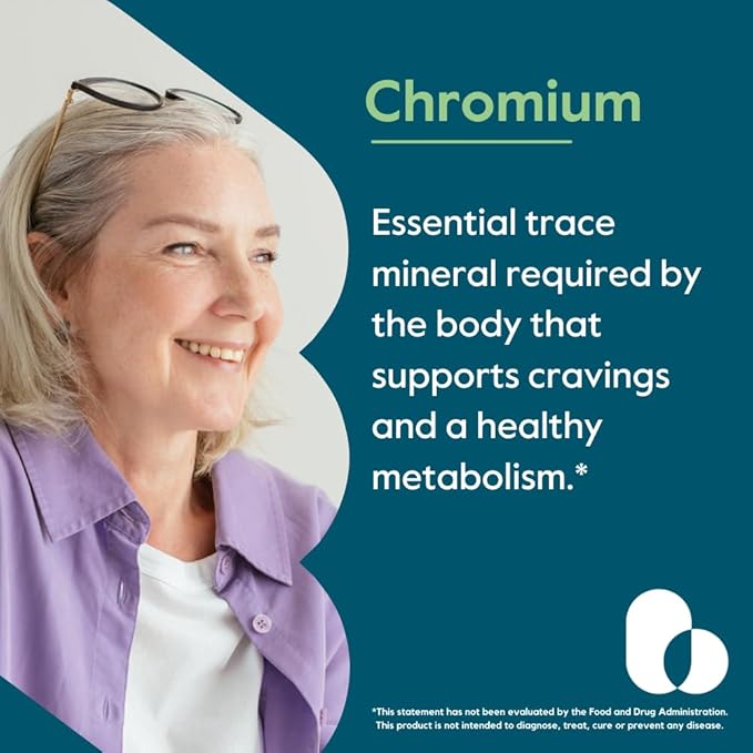 BESTVITE Chromium Picolinate 500mcg (240 Vegetarian Capsules) - No Stearates - No Dicalcium Phosphate - Vegan - Gluten Free - Non-GMO