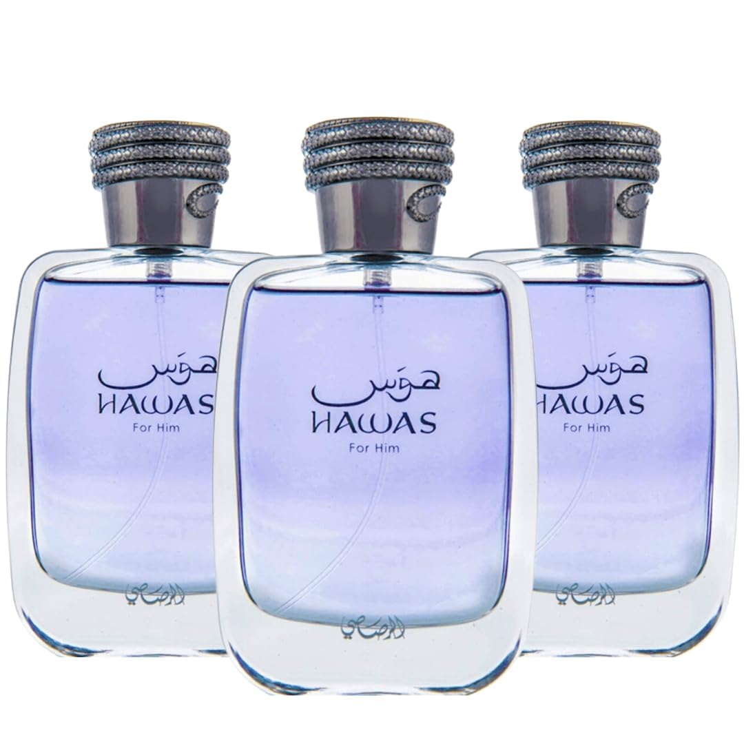 RASASI Hawas Ice Eau de Parfum for Men | 100ml | Premium Arabian Fragrance