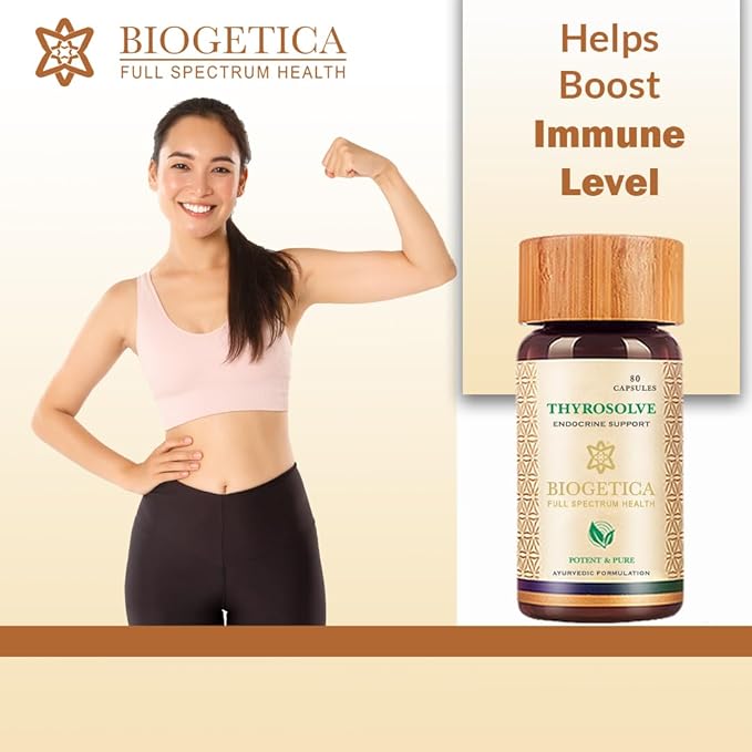 Thyroid Support Supplement - Natural Thyroid Support - Vegetarian & Non-GMO - 100% Vegan Ayurveda Supplement - 80 Capsules