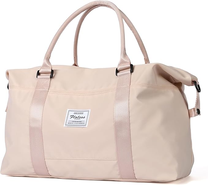 Travel Duffel Bag,Sports Tote Gym Bag,Shoulder Weekender Overnight Bag for Women