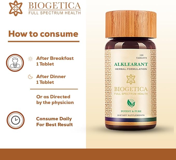 Alklearant Cleanse Supports Healthy Digestive Function, Increases Energy- 120 Tablets