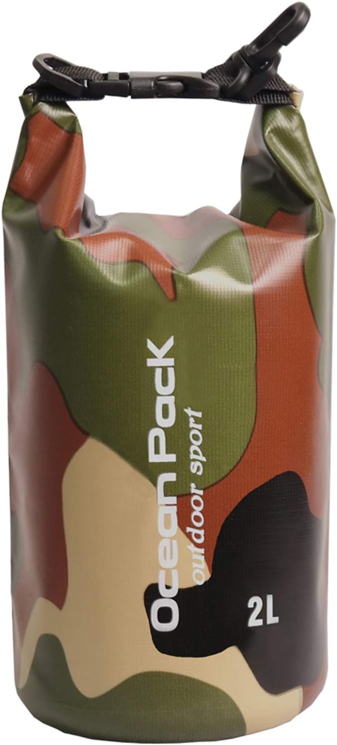 2L/3L/5L/10L/15L/20L/30L 500D Tarpaulin Heavey-Duty PVC Water Proof Dry Bag Sack for Kayaking/Boating/Canoeing/Fishing/Rafting/Swimming/Camping/Snowboarding