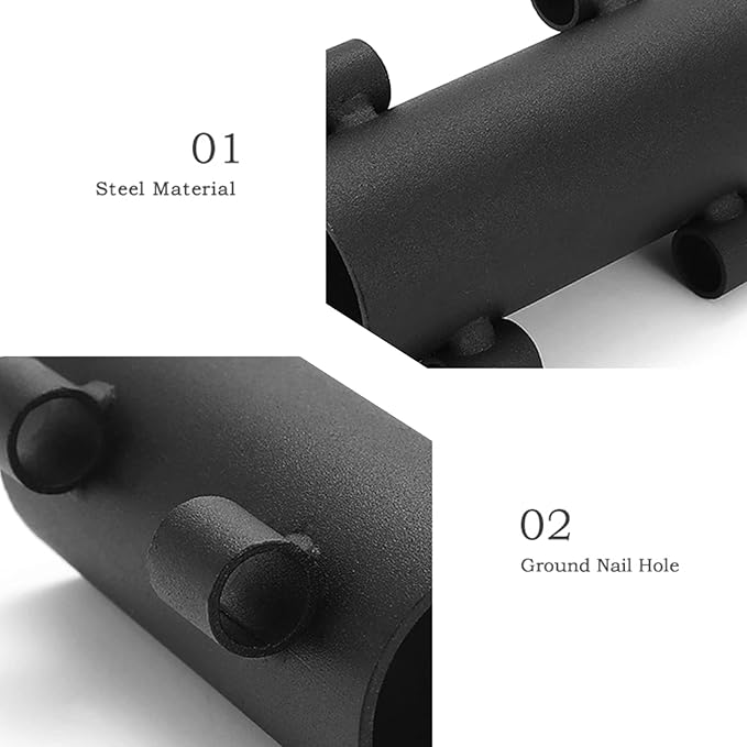 2-Pack Tent Holder Camping Tent Pole Holder, Portable Tent Holder Tube Outdoor Reinforced Windproof Shade, Tarp Pole Holder for Camping, Fishing, Hiking