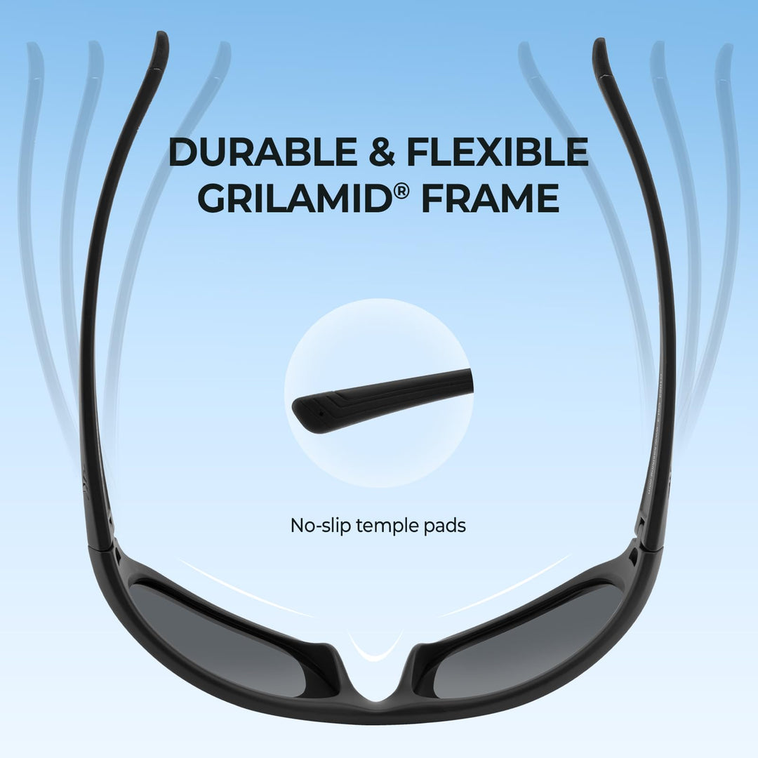 KastKing Dugan Polarized Sport Sunglasses for Men and Women, Ideal for Driving Fishing Cycling Running, UV Protection