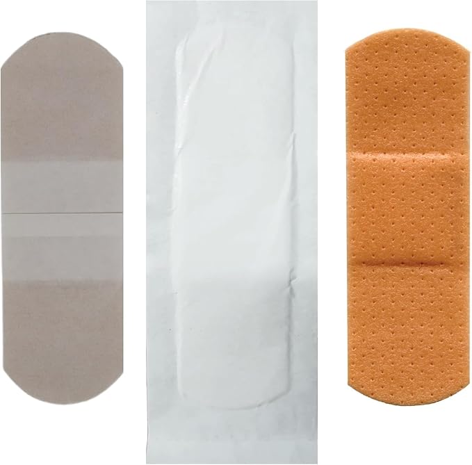 400 Sheer Plastic Flexible Adhesive Bandages with Non-Stick Pad - Strong Sterile 1’’x3’’ Bandage for Wound Care for First Aid Kits - Latex Free Long Lasting Protective Dressing for Cuts and Abrasions