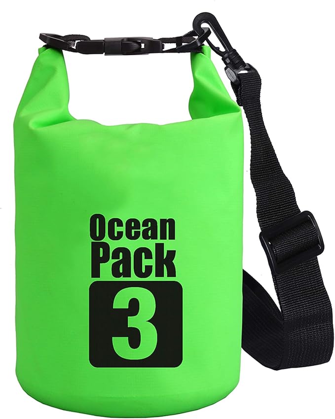 2L/3L/5L/10L/15L/20L/30L 500D Tarpaulin Heavey-Duty PVC Water Proof Dry Bag Sack for Kayaking/Boating/Canoeing/Fishing/Rafting/Swimming/Camping/Snowboarding