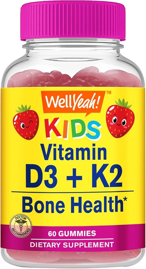 Vitamin D3+K2 Kids + Probiotics 2B Kids, Gummies Bundle - Great Tasting, Vitamin Supplement, Gluten Free, GMO Free, Chewable Gummy