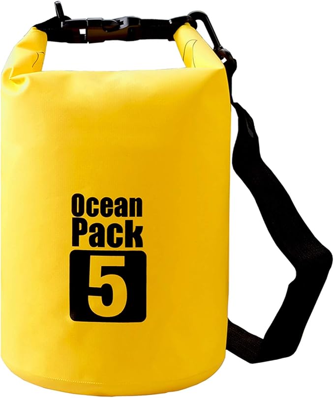 2L/3L/5L/10L/15L/20L/30L 500D Tarpaulin Heavey-Duty PVC Water Proof Dry Bag Sack for Kayaking/Boating/Canoeing/Fishing/Rafting/Swimming/Camping/Snowboarding