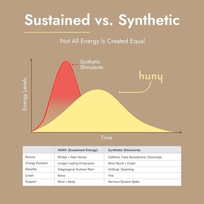 Bee Energized with Shilajit Honey Sticks | 85+ Trace Minerals for Clean Energy, Focus & Immune Support | Pure Himalayan Shilajit for Men & Women | 30 Count (Pack of 1)