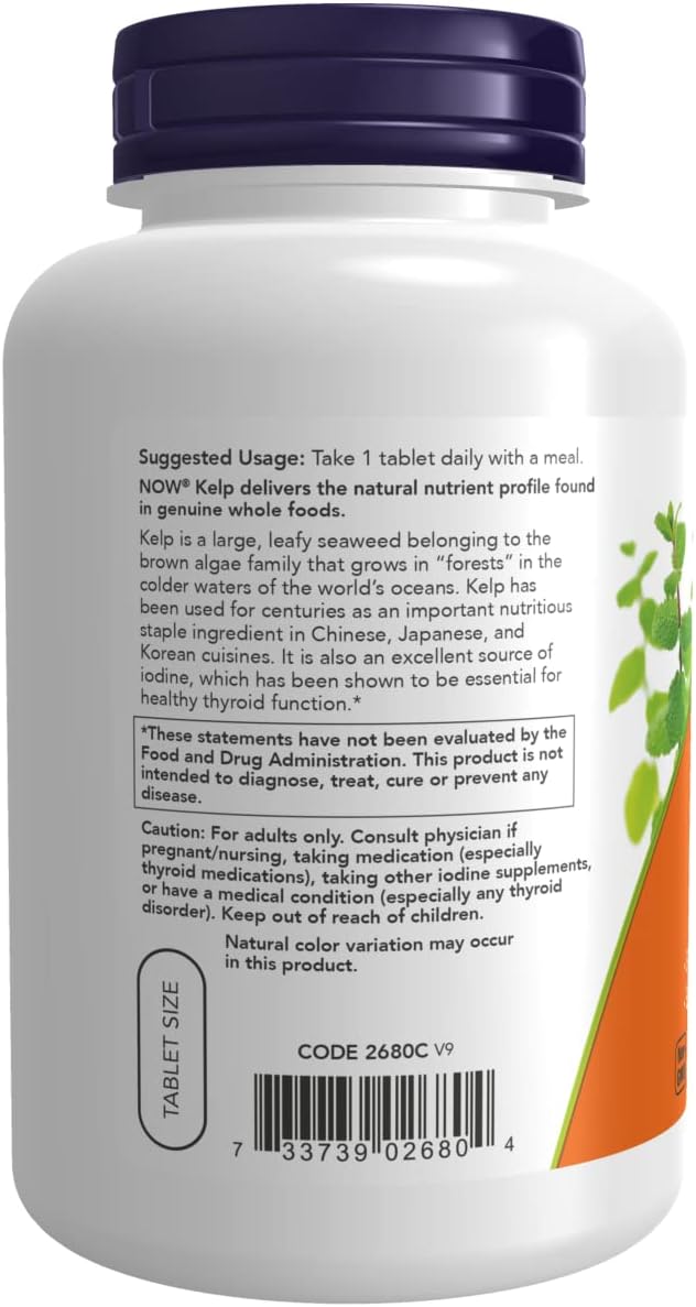 Now Foods Kelp, 150mcg of Natural Iodine, 200 Tablets