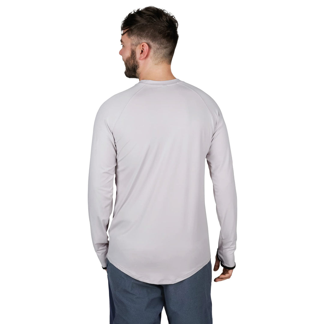 BLACKSTRAP Mens Brackish Crew Top UV Sun Shirt - Ultra | XX-Large