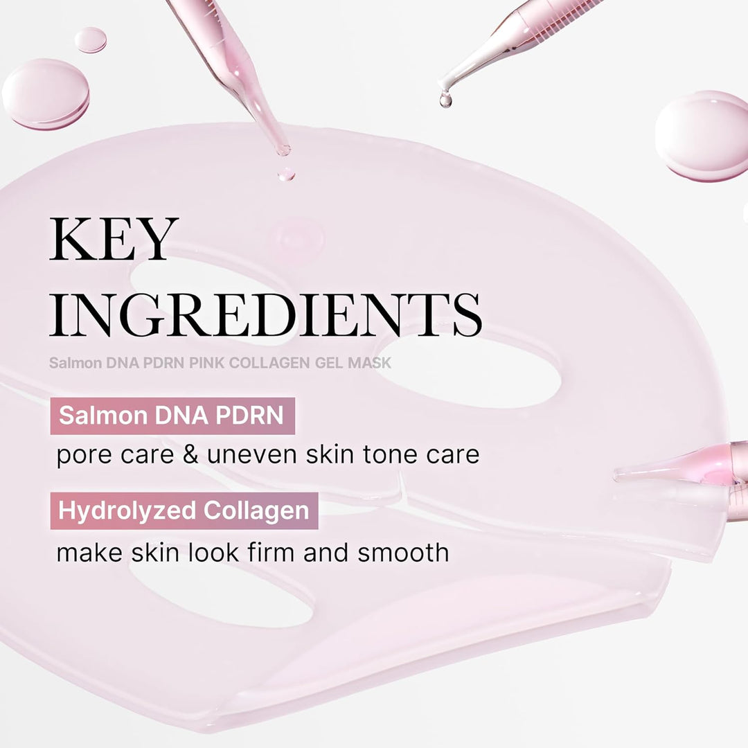 Medicube Salmon DNA PDRN Collagen Jelly Mask | Hydrating Overnight Gel for Glass Skin – 28g, 4 Pack