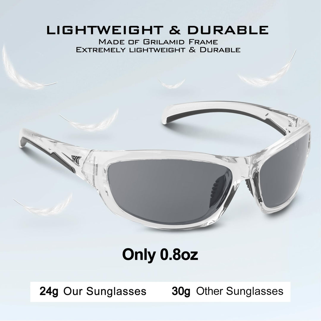 KastKing Hiwassee Polarized Sport Sunglasses for Men and Women, Ideal for Driving Fishing Cycling and Running,UV Protection