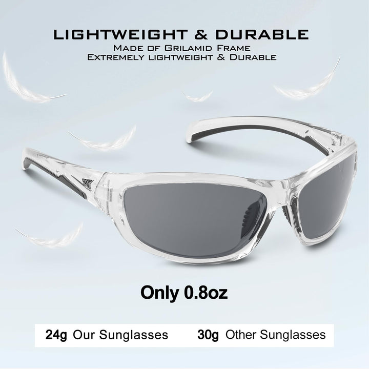 KastKing Hiwassee Polarized Sport Sunglasses for Men and Women, Ideal for Driving Fishing Cycling and Running,UV Protection